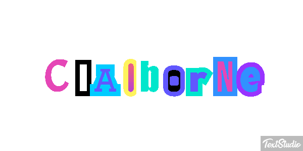 Claiborne Efecto de texto