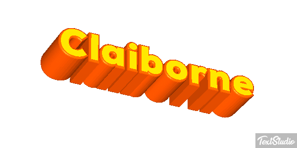 Claiborne Efecto de texto