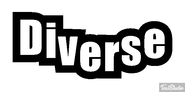Diverse Text effect