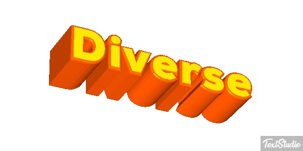 Diverse Text effect