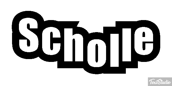 Scholle Texteffekt