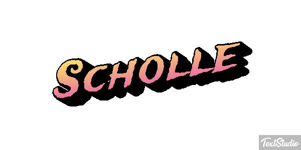 Scholle Texteffekt