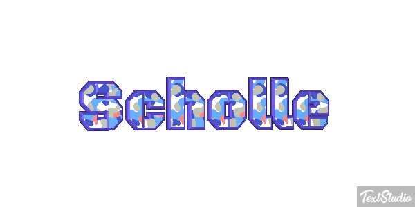 Scholle Texteffekt
