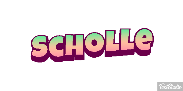 Scholle Texteffekt