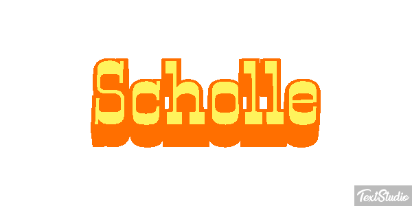 Scholle Texteffekt