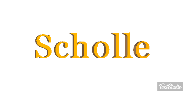 Scholle Texteffekt