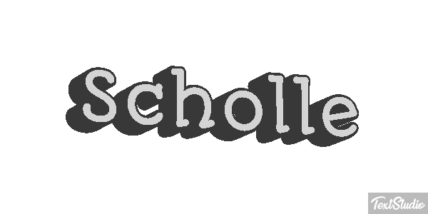 Scholle Texteffekt