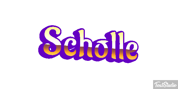 Scholle Texteffekt