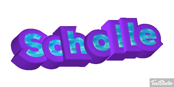 Scholle Texteffekt