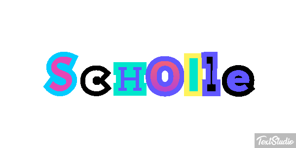 Scholle Texteffekt