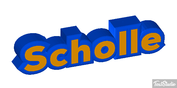 Scholle Texteffekt