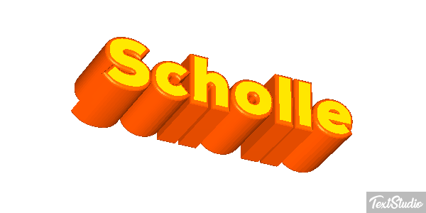 Scholle Texteffekt