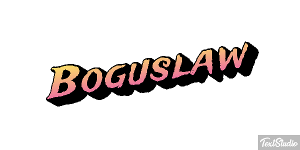 Bogusław Efekt tekstowy
