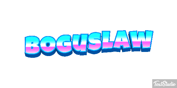 Bogusław Efekt tekstowy