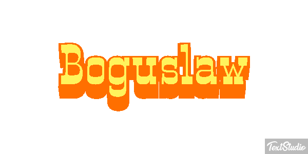 Bogusław Efekt tekstowy