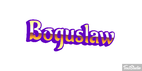 Bogusław Efekt tekstowy