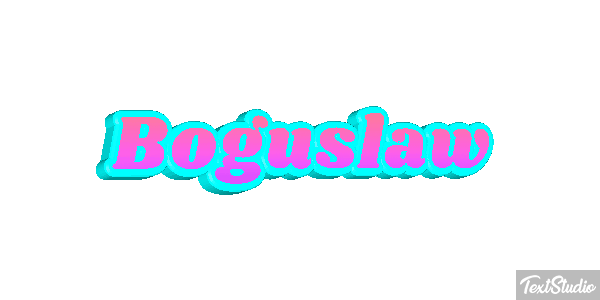 Bogusław Efekt tekstowy