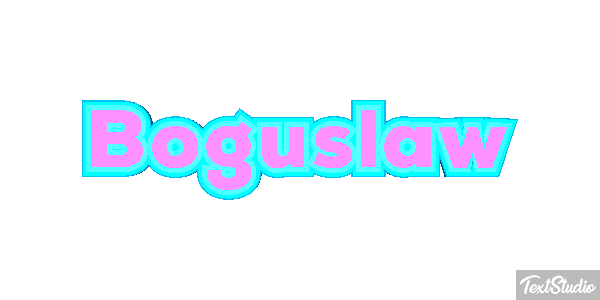 Bogusław Efekt tekstowy
