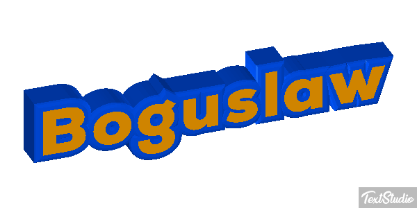 Bogusław Efekt tekstowy