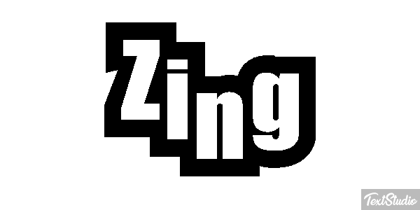 Zing Effet de texte