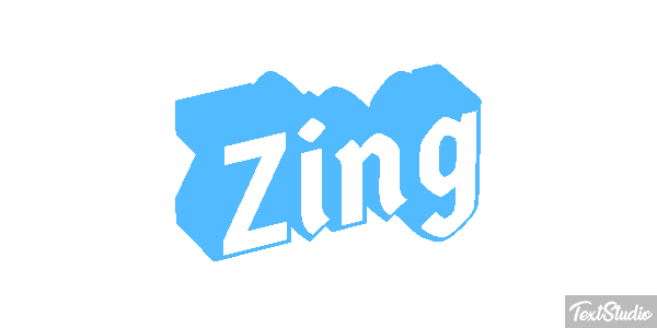 Zing Effet de texte