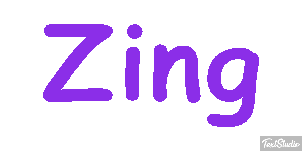 Zing Effet de texte