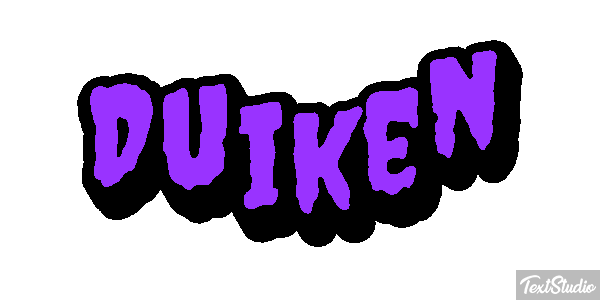 Duiken Tekst effect