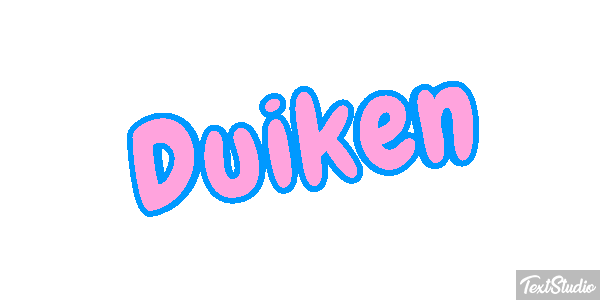 Duiken Tekst effect