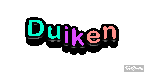 Duiken Tekst effect