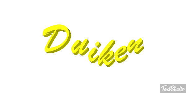Duiken Tekst effect