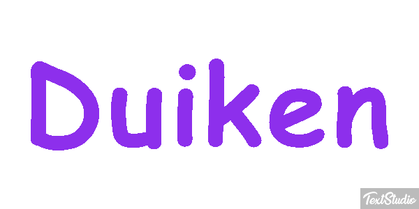 Duiken Tekst effect