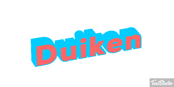 Duiken Tekst effect