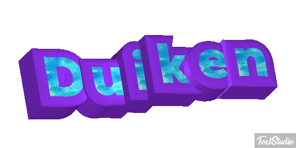Duiken Tekst effect
