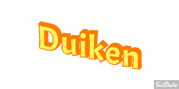 Duiken Tekst effect
