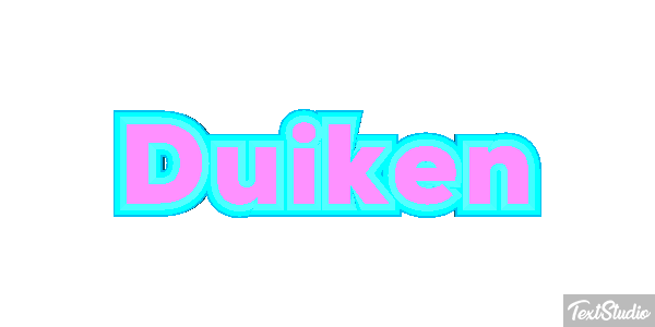 Duiken Tekst effect