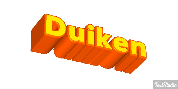 Duiken Tekst effect