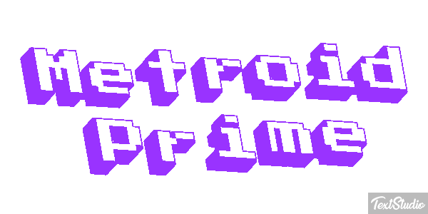 Metroid Prime Effetto testo
