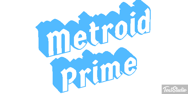 Metroid Prime Effetto testo