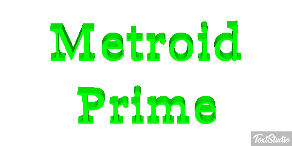 Metroid Prime Effetto testo