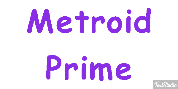 Metroid Prime Effetto testo