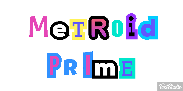 Metroid Prime Effetto testo