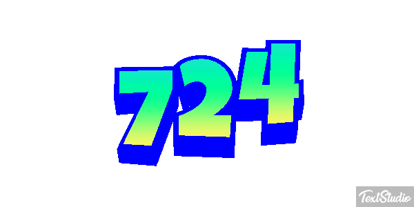 724 Texteffekt