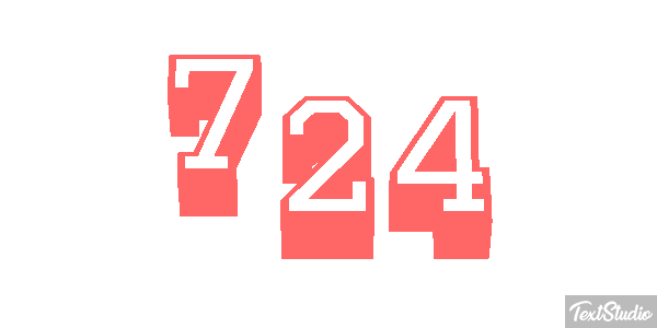 724 Texteffekt