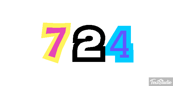 724 Texteffekt