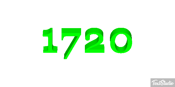 1720 Efecto de texto