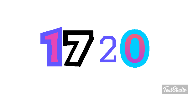 1720 Efecto de texto