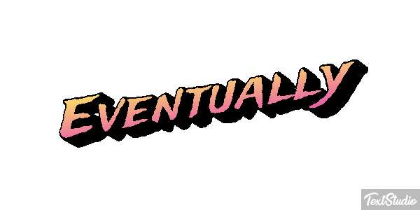 Eventually Effetto testo