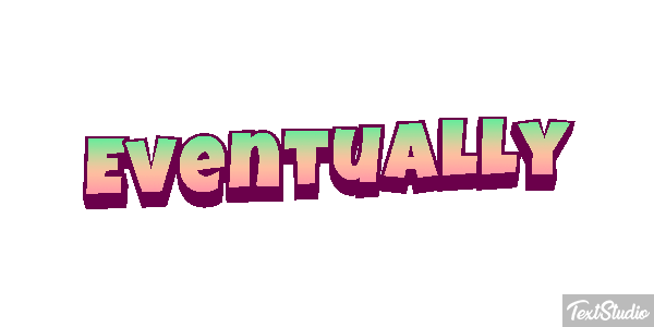 Eventually Effetto testo