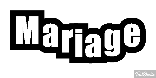 Mariage Effet de texte