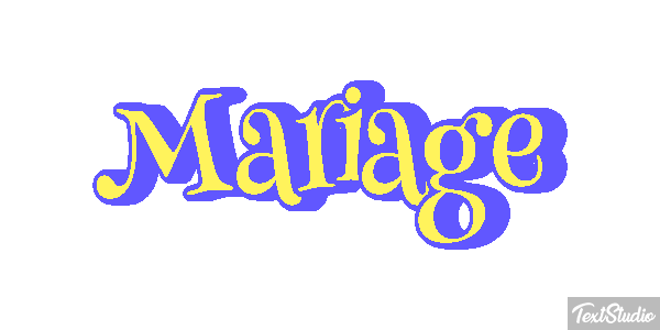Mariage Effet de texte